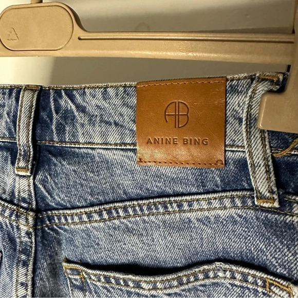 ANINE BING Betty High Rise Relaxed Slim Jeans SZ 23 - Picture 6 of 8